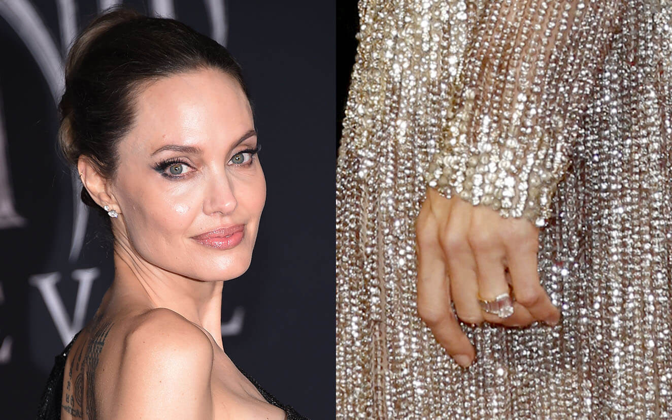 The Celebrity Engagement Rings That Stole Our Hearts | Angelina Jolie