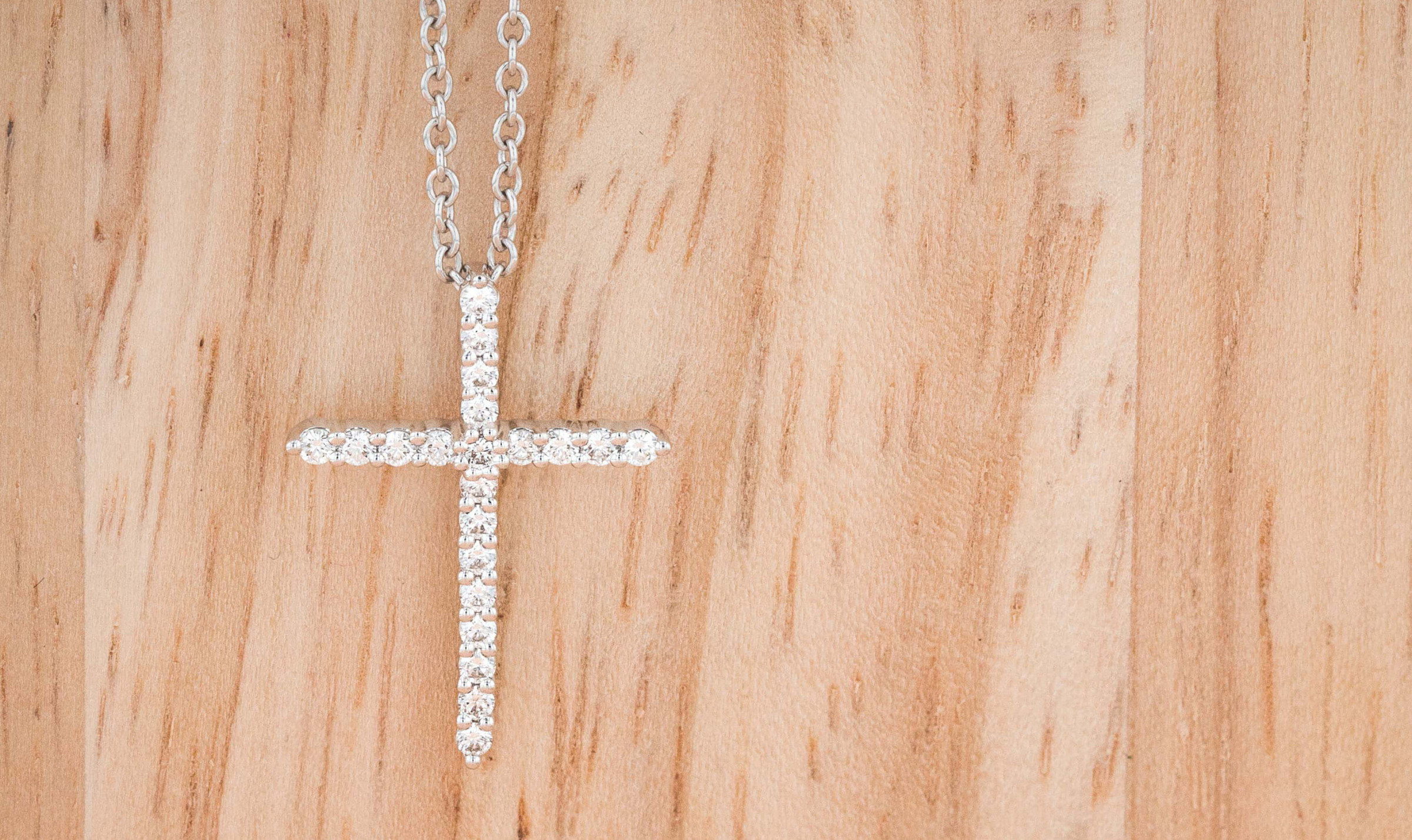 christening gift ideas: a cross necklace