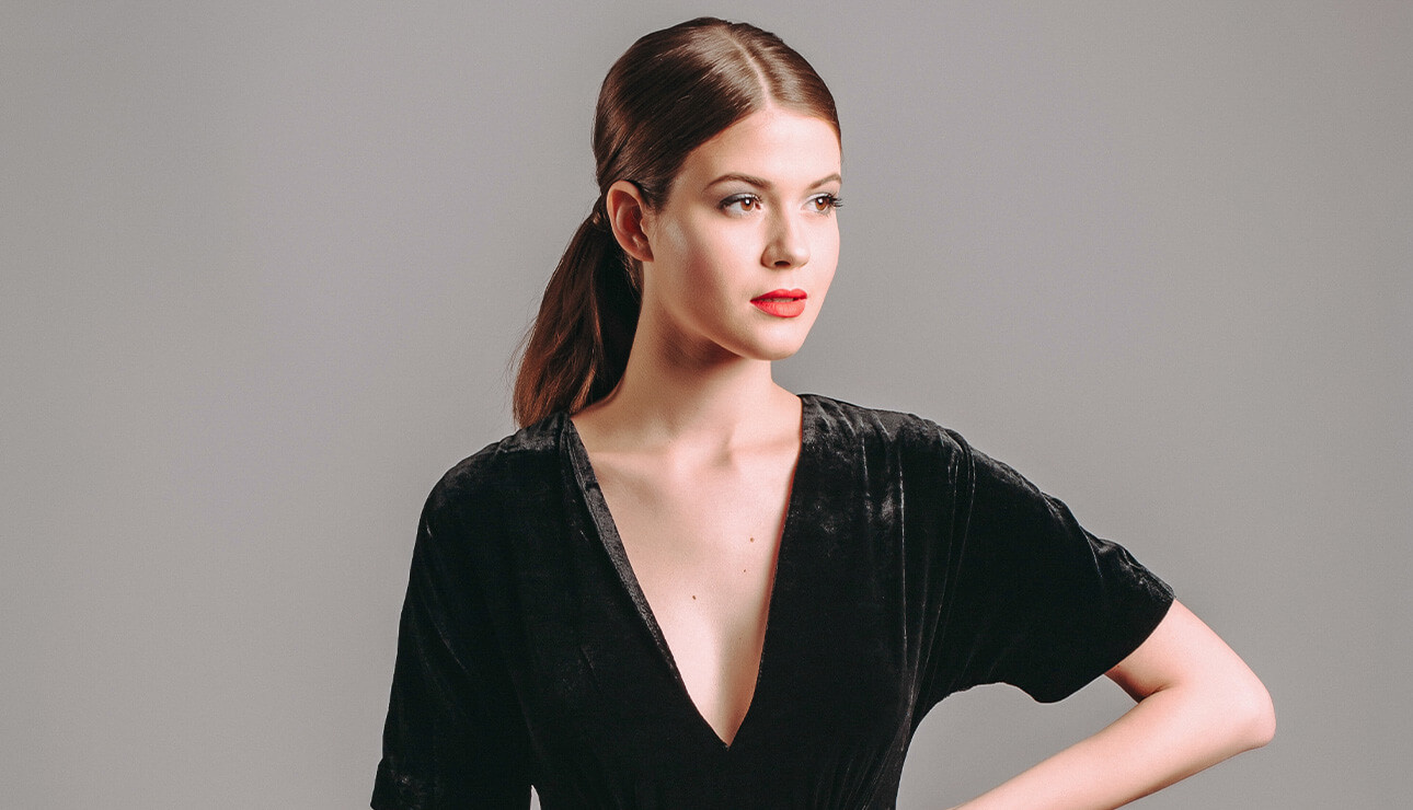 Style Report: How to Accessorise a Black Dress - v-neck