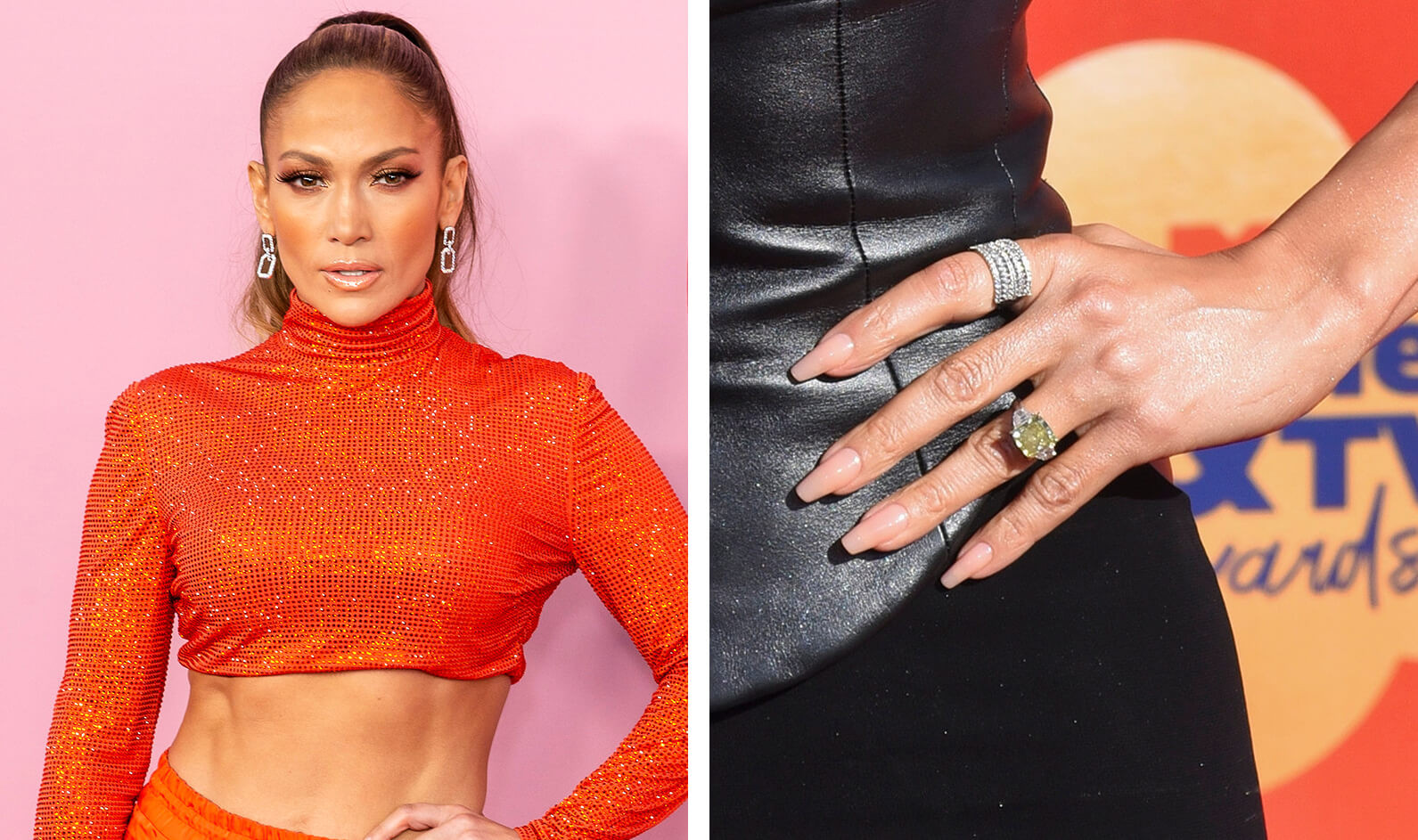 Our Favourite Unique Engagement Rings Worn by Celebrities | Jennifer Lopez