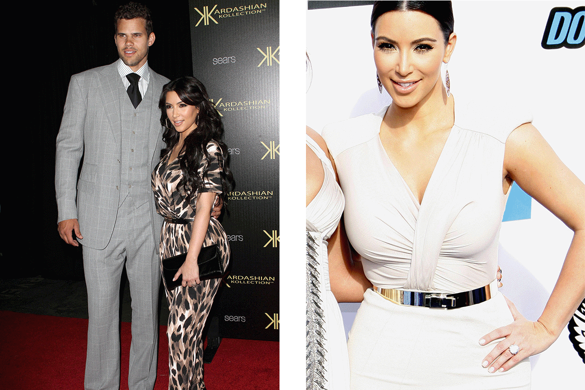 Kim Kardashian's Engagement Rings