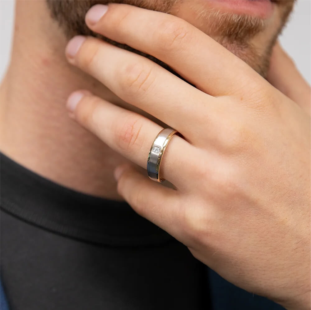 Do Men Wear Promise Rings? Mens ring on finger,