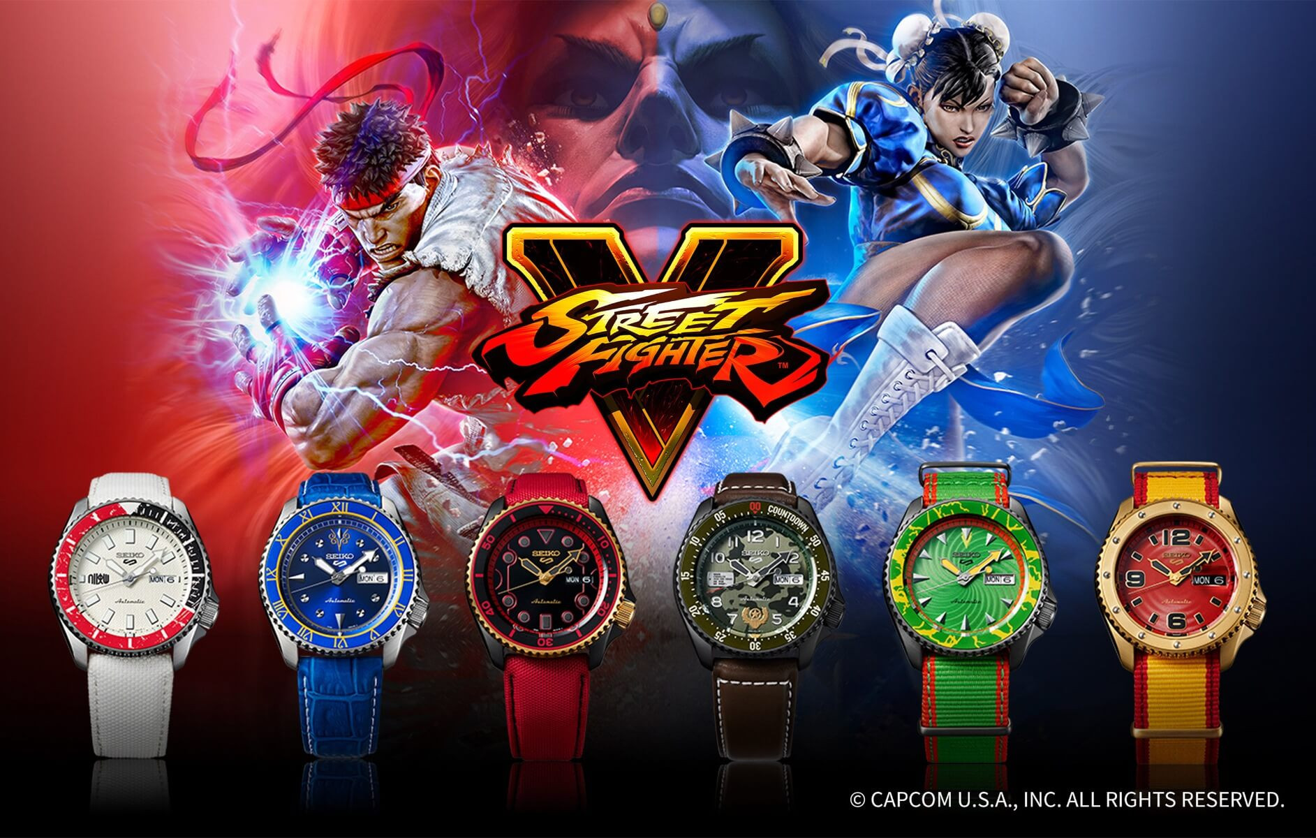 Seiko Street Fighter Limited Edition Series
