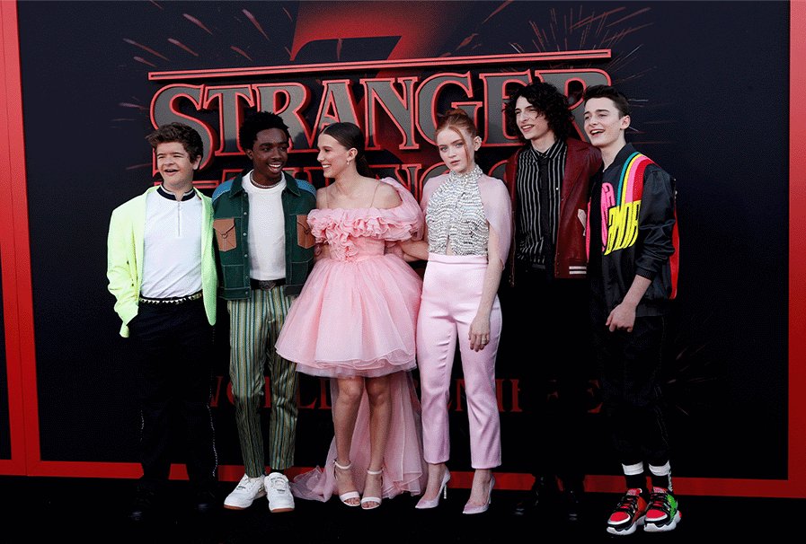 Stranger Thing Timex Watches. Young cast lines up for the Season 3 Premiere.