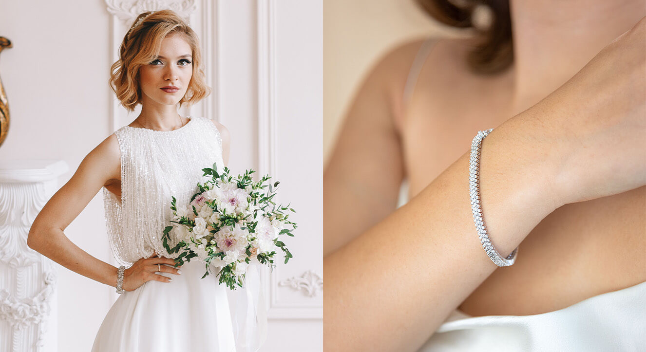 What Jewellery To Wear With Your Wedding Dress? A Guide | Boat Neck Dress