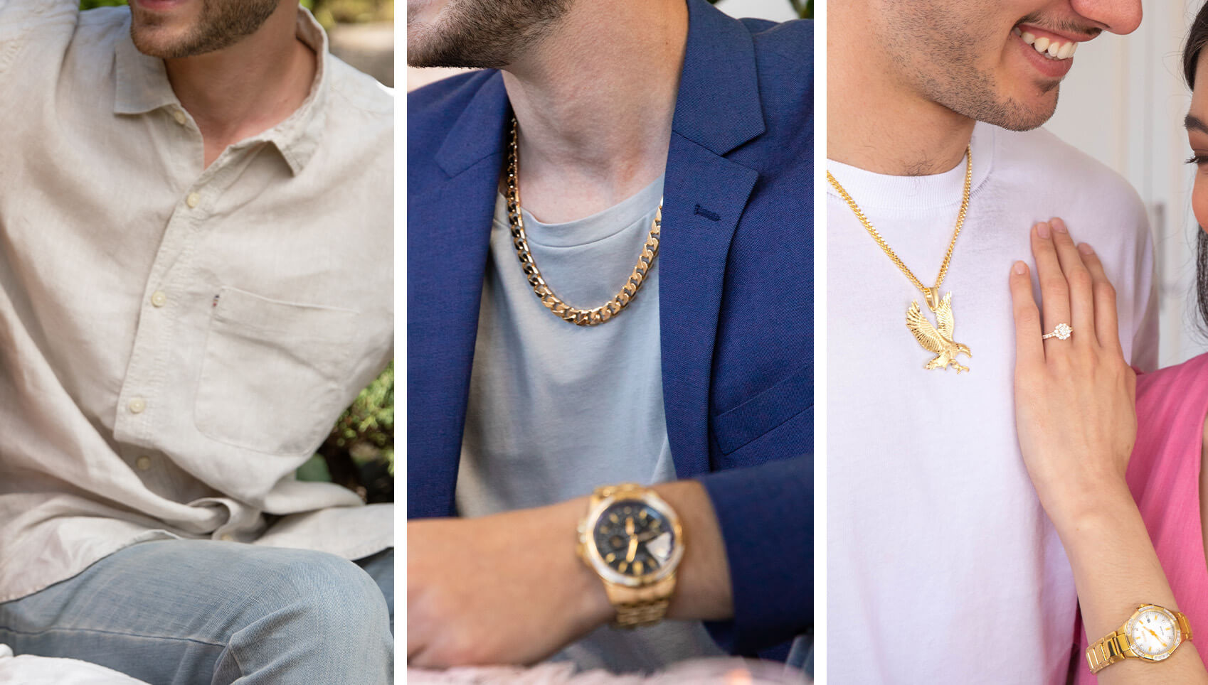 Engagement Outfits For Men - A Jewellery Focus 