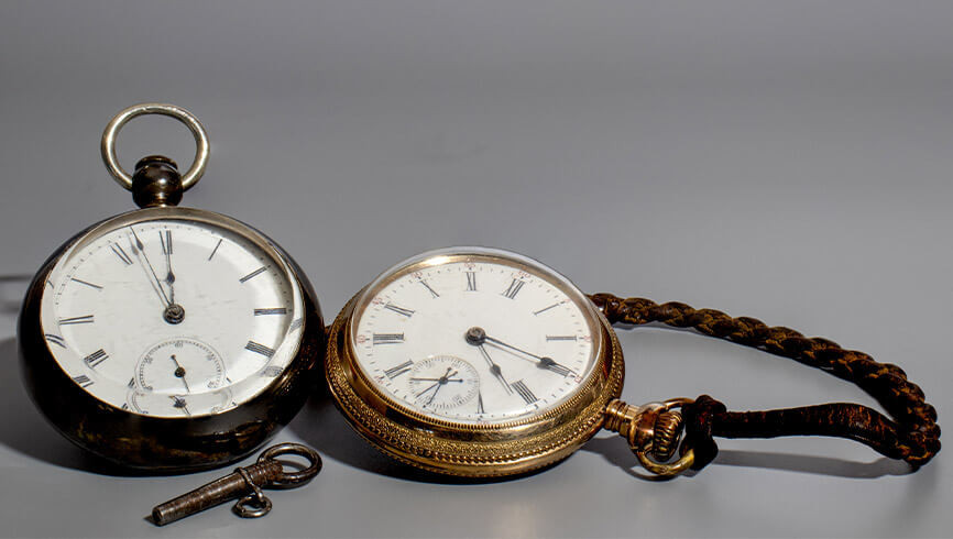 how to change the time on a pocket watch key set
