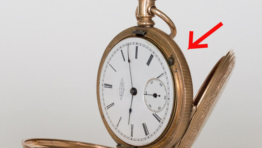 how to change the time on a lever set pocket watch