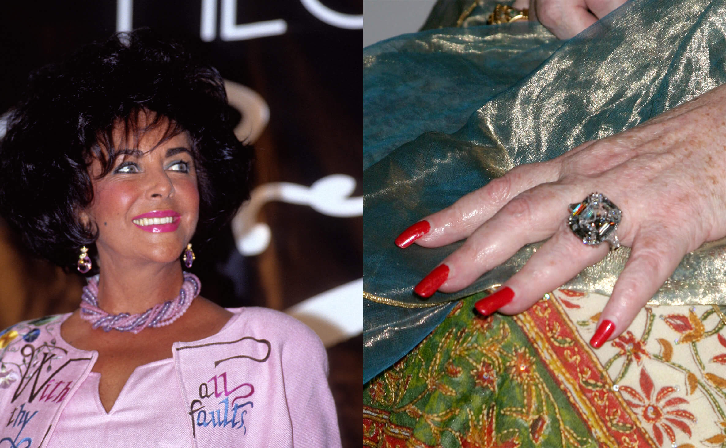 which celebrity has the biggest engagement ring: elizabeth taylor