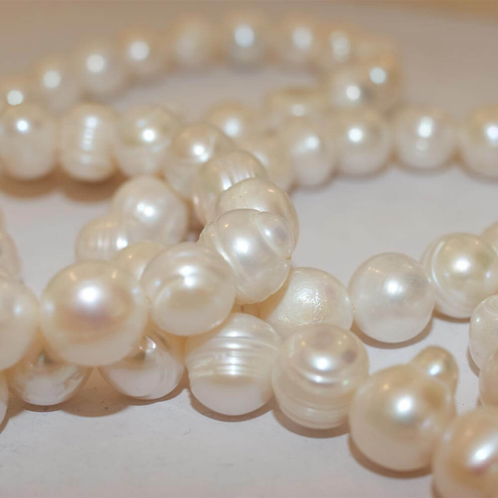 skewering pearls
